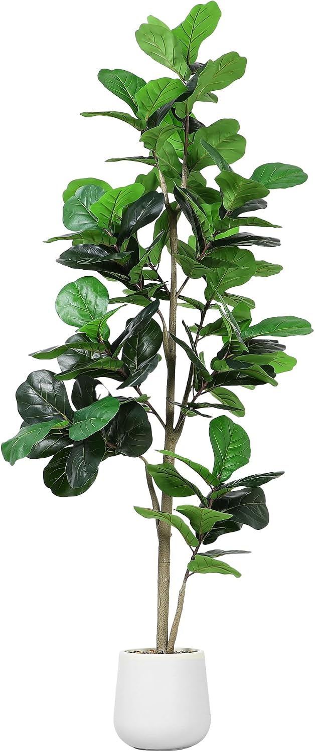 7ft Artificial Fiddle Leaf Tre - đánh giá và giá Ficus Lyrata Tree