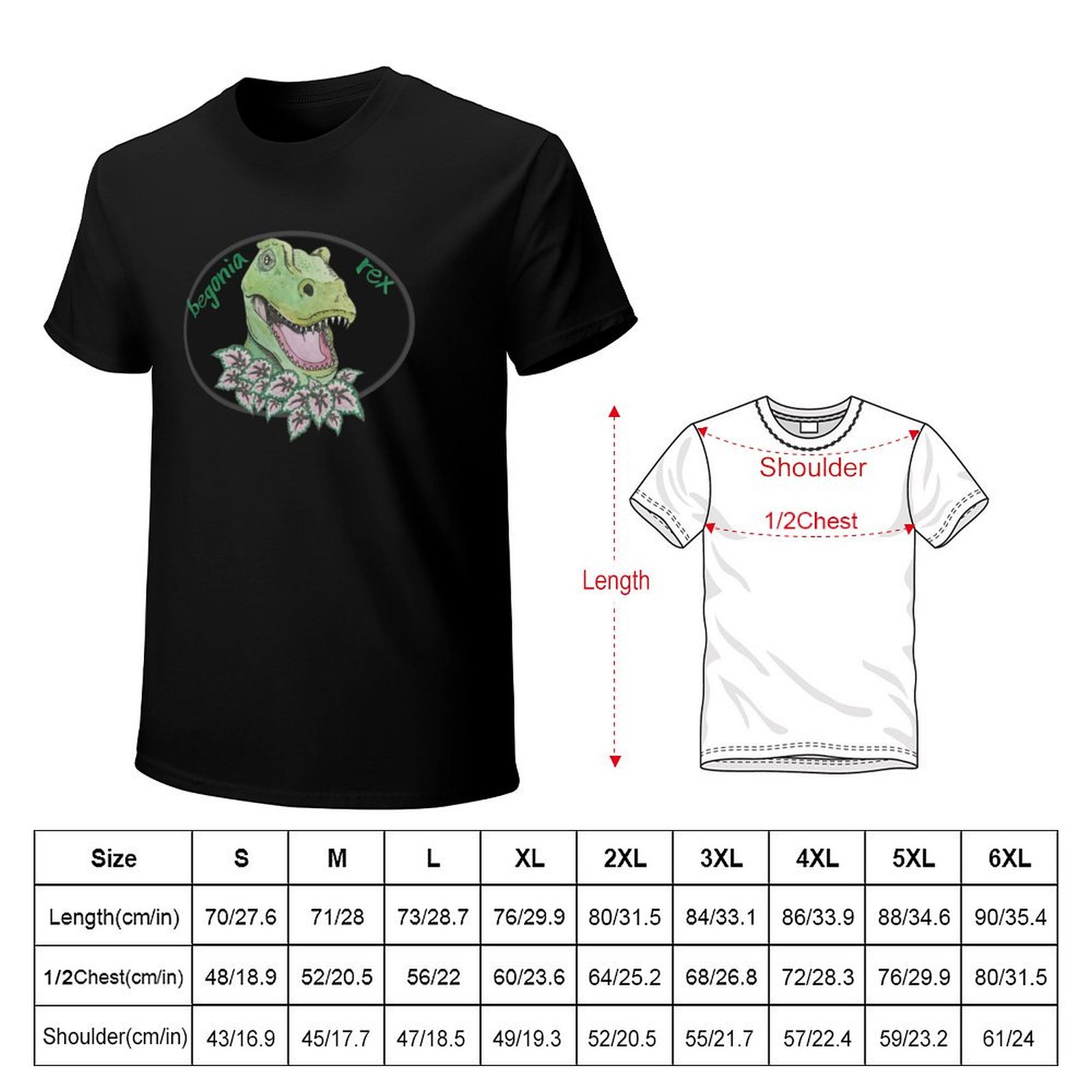T rex begonia T-Shirt Thanksgi - đánh giá và giá Begonia Rex