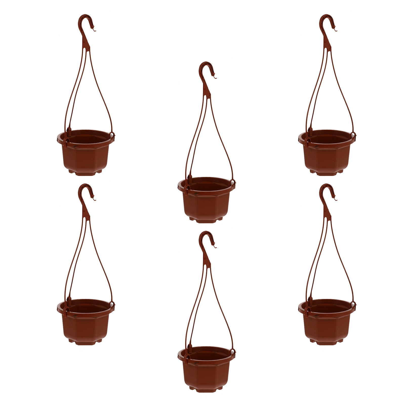 6Sets Hanging Flowerpot Plasti - đánh giá và giá Spider Plant Hanging