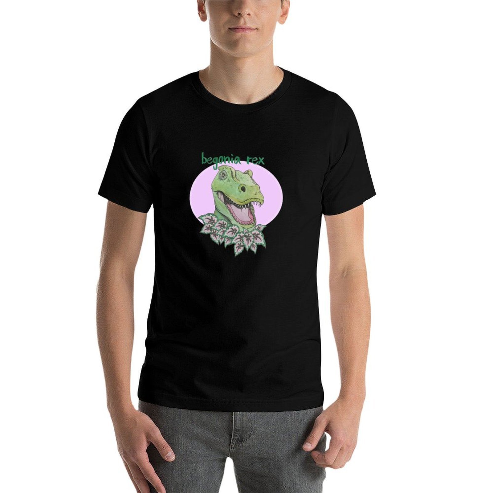 T rex begonia (pink) T-Shirt S - đánh giá và giá Begonia Rex